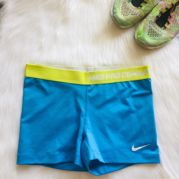 yellow nike spandex